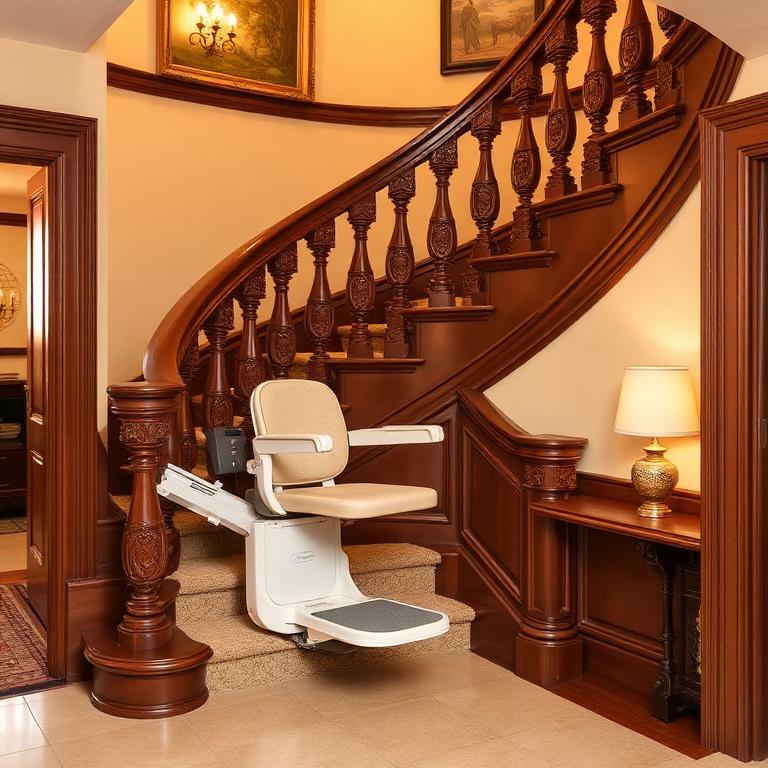 Curved Indoor Stairlifts